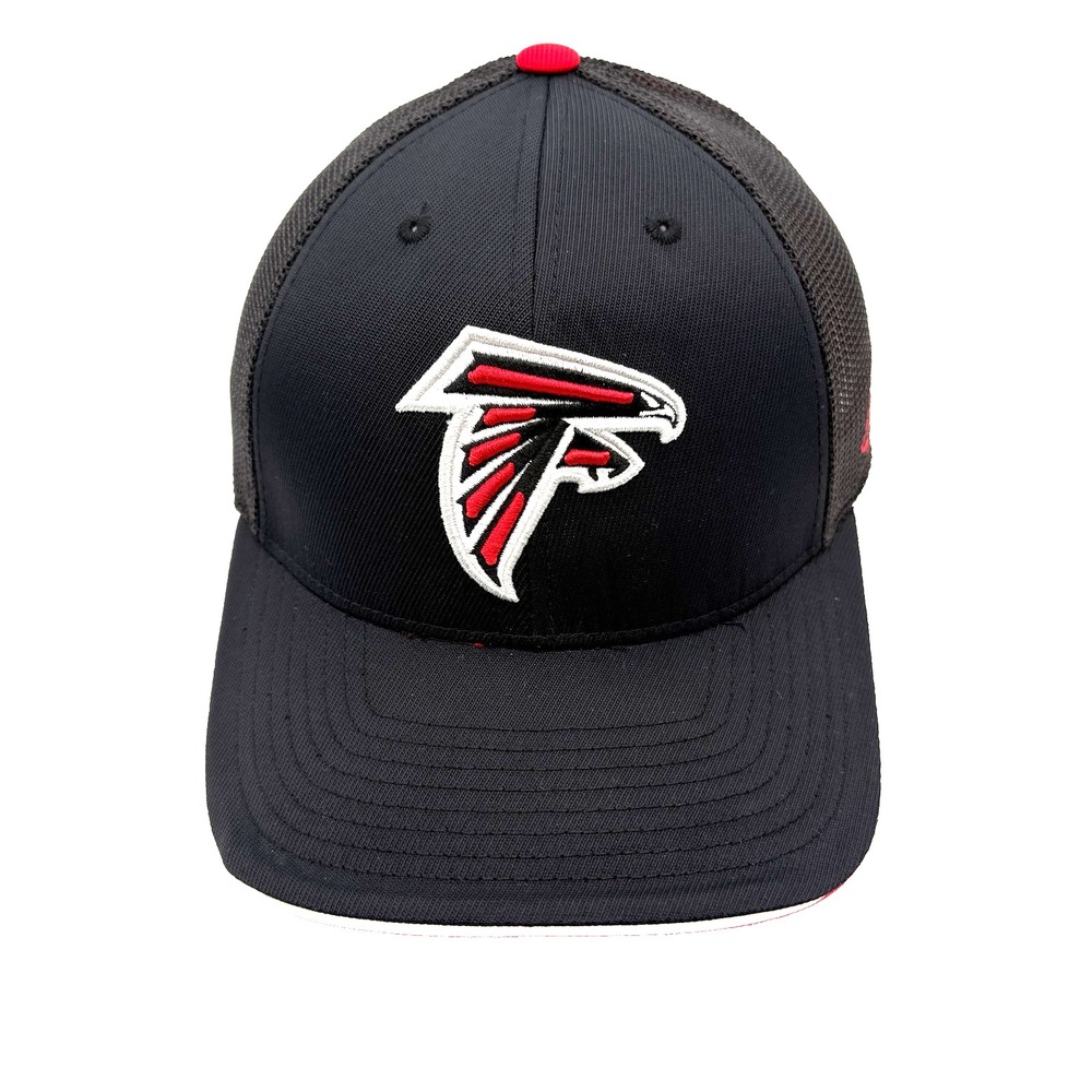 Atlanta Falcons Reebok Trucker Hat Cap Black Snapback Adjustable NFL‎ Football